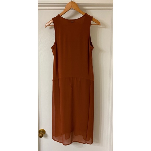 DKNY Assemytrical Sleeveless Midi Dress Small - Picture 4 of 9